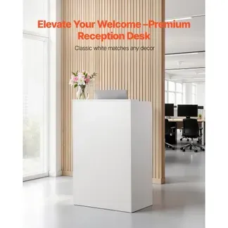 VEVOR Empfangstheke 60 cm Lang, Rechteckige Rezeptionstheke mit Abschließbaren Schublade, Moderner Empfangstresen für Kasse Lobby Schönheitssalon Büro Hotel, Verkaufstheke Fronttresen Spanplatte VEVOR Empfangstheke 60 cm Lang, Rechteckige Rezeptionstheke mit Abschließbaren Schublade, Moderner Empfangstresen für Kasse Lobby Schönheitssalon Büro Hotel, Verkaufstheke Fronttresen Spanplatte