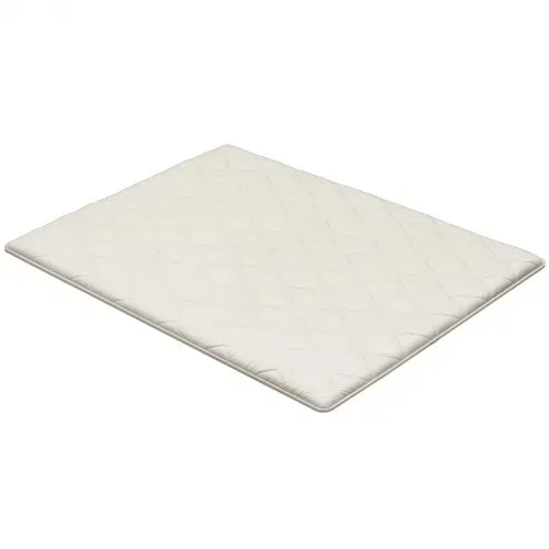 VEVOR japanische Futon-Matratze (2032 x 1524 x 63,5 mm), faltbare Tatami (Queen Size), Bodenmatratze mit Aufbewahrungstasche & Befestigungsmaterial, 9-lagige Schlafmatte für Meditation Yoga, Weiß – Bild 8