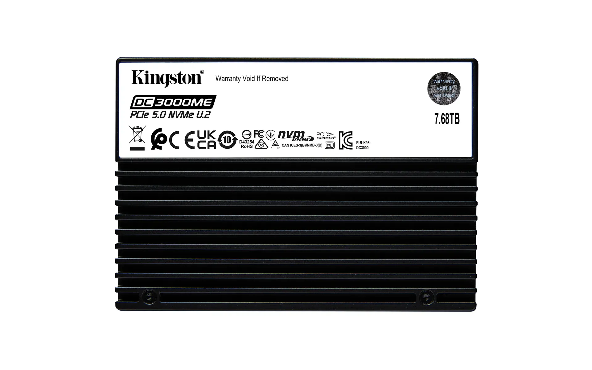 Kingston Technology 7,68TB DC3000ME U.2 PCIe 5.0 NVMe TCG Opal Enterprise SSD Kingston Technology 7,68TB DC3000ME U.2 PCIe 5.0 NVMe TCG Opal Enterprise SSD