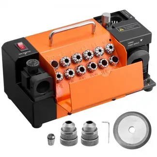 VEVOR Bohrerschleifgerät MR-13A, 3-15 mm, mit 95°-135° einstellbarem Spitzenwinkel, 4600 U/min Hochgeschwindigkeits-Nachschärfmaschine mit 13 Spannzangen & CBN-Schleifscheibe für Werkstätten & Garagen VEVOR Bohrerschleifgerät MR-13A, 3-15 mm, mit 95°-135° einstellbarem Spitzenwinkel, 4600 U/min Hochgeschwindigkeits-Nachschärfmaschine mit 13 Spannzangen & CBN-Schleifscheibe für Werkstätten & Garagen
