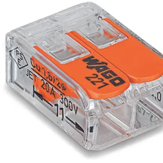 Wago Serie 221 – 2*6mm (50 Stück) Wago Serie 221 – 2*6mm (50 Stück)