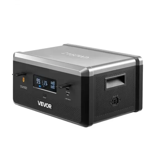 VEVOR Zusatzakku für tragbare Powerstation, 2160 Wh LiFePO4-Erweiterungsakku mit 3 Anschlüssen, für Zuhause, Camping, Roadtrips, Wohnmobile und Notfälle (Powerstation & Solarpanel NICHT enthalten) – Bild 10