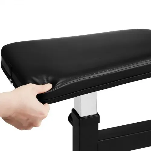 VEVOR Preacher Curlbank Bizepsmaschine für Krafttraining, (Max. Belastung 200 kg) Heim-Fitnessgerät, Bizepsstation für Langhantel und Kurzhanteln im Sitzen, verstellbare Hantelbänke – Bild 10