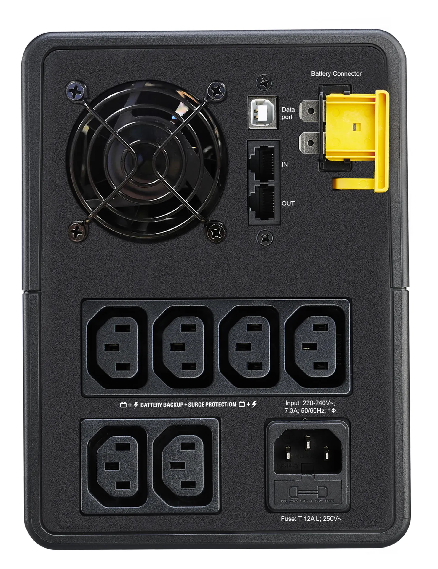 APC Back-UPS 1600VA, 230V, AVR, IEC Ausgänge, Batterie, 24V (2x 12V, 7.0Ah) – Bild 2
