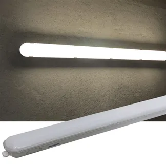 Wand-& Deckenleuchte „HP-50“ IP65, 120cm 48W, 4000k, neutralweiß, 5800 Lumen # Achtung! Separates Sperrgut-Paket # Wand-& Deckenleuchte „HP-50“ IP65, 120cm 48W, 4000k, neutralweiß, 5800 Lumen # Achtung! Separates Sperrgut-Paket #