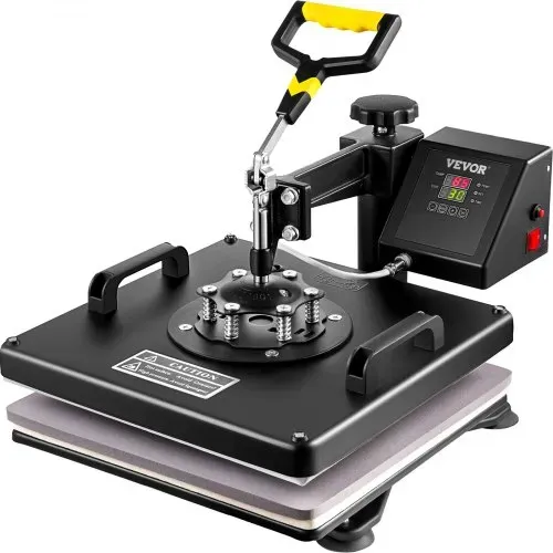 VEVOR 5 in 1 Heißpresse Transferpresse für Textiltransferpresse Textilpresse mit Plattenpresse von 38 x 38 cm Textildruckpresse von 1000 w Geeignet für – Bild 6