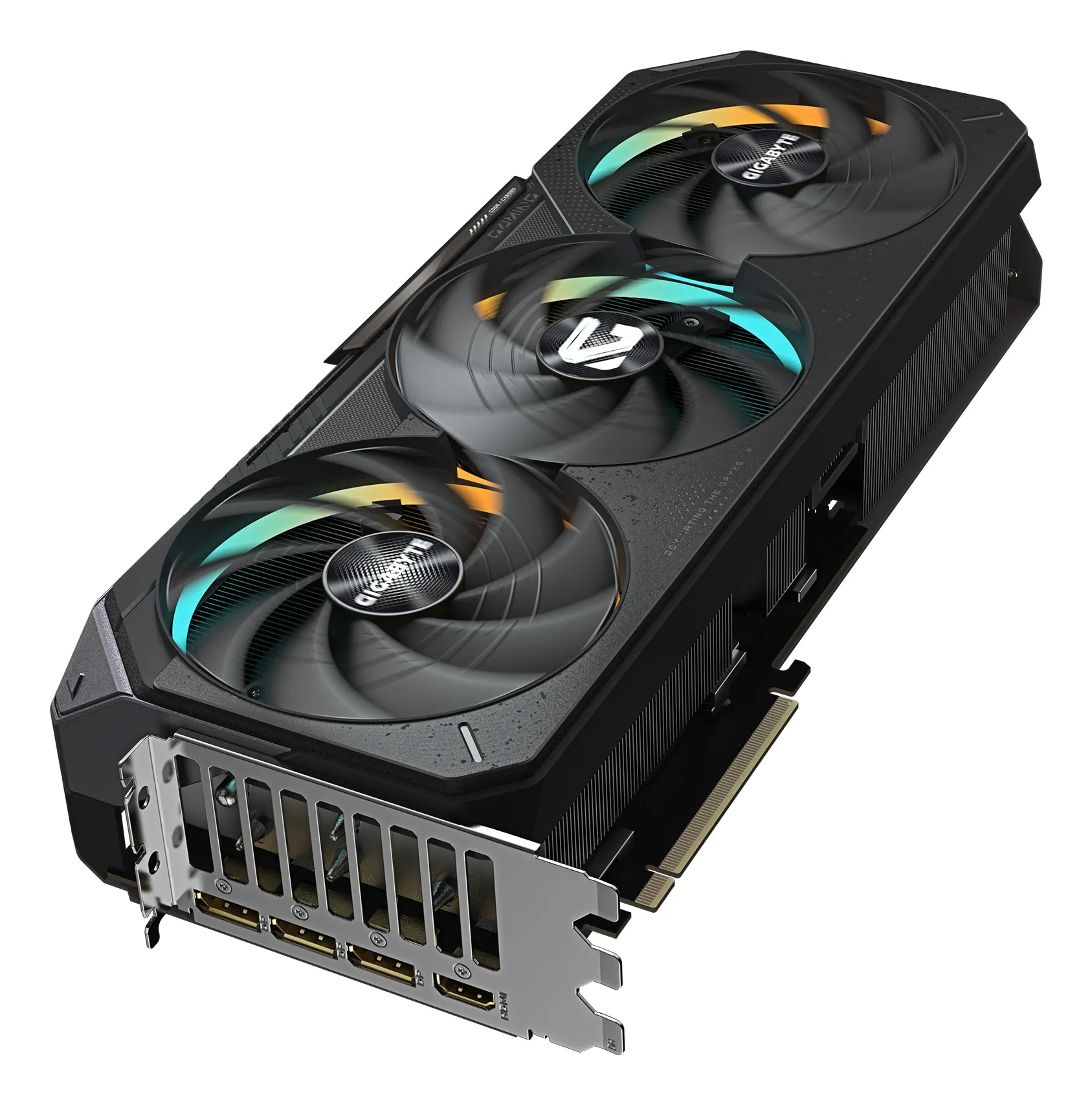 GIGABYTE GeForce RTX 5070 Ti GAMING OC 16G Grafikkarte - 16GB GDDR7, 256 Bit, PCI-E 5.0, 2588 MHz Core Clock, 3 x DP 2.1a, 1 x HDMI 2.1b, NVIDIA DLSS 4, GV-N507TGAMING OC-16GD – Bild 4