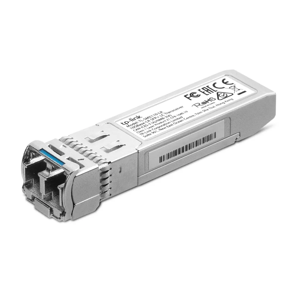 TP-Link – SM5110-LR – 10Gbase-LR SFP+ LC Transceiver SPEC: 1310 nm TP-Link – SM5110-LR – 10Gbase-LR SFP+ LC Transceiver SPEC: 1310 nm