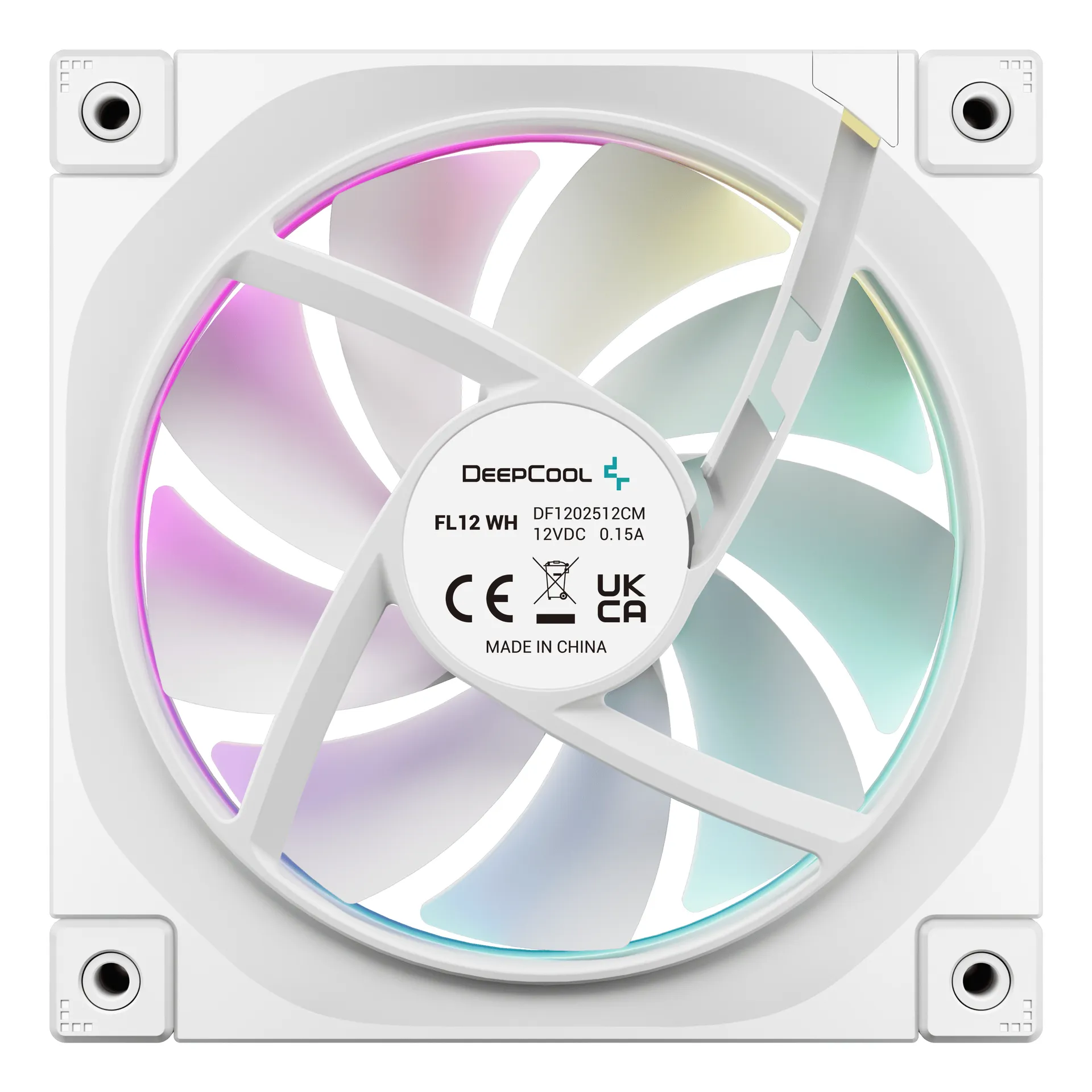 DeepCool FL12 WH-3 in 1 Computergehäuse Ventilator 12 cm Weiß 3 Stück(e) – Bild 5