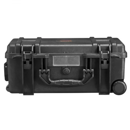 VEVOR wetterfester Hartschalenkoffer Trockenboxen mit vorgeschnittenem Schaumstoff, Rollen und einziehbaren Griffen für Reisen, IP67 wasserdichtes Gehäuse für Kameras Schwarz (55 x 34 x 24 cm) – Bild 10