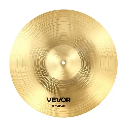 VEVOR Beckenset 4-teilig 355mm HiHat 400/455mm Crash 505mm Ridebecken Legierung (14 16 18 20 inch) – Bild 9