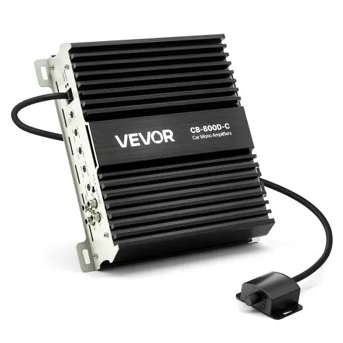 VEVOR Monoblock Autoverstärker 800 W RMS MAX 1/2/4 Ohm, Audioverstärker (Klasse D) mit ferngesteuerter Subwoofer-Pegelregelung Tiefpassfilter Bassverstärkung Phasenverschiebung Lautstärkeregler VEVOR Monoblock Autoverstärker 800 W RMS MAX 1/2/4 Ohm, Audioverstärker (Klasse D) mit ferngesteuerter Subwoofer-Pegelregelung Tiefpassfilter Bassverstärkung Phasenverschiebung Lautstärkeregler