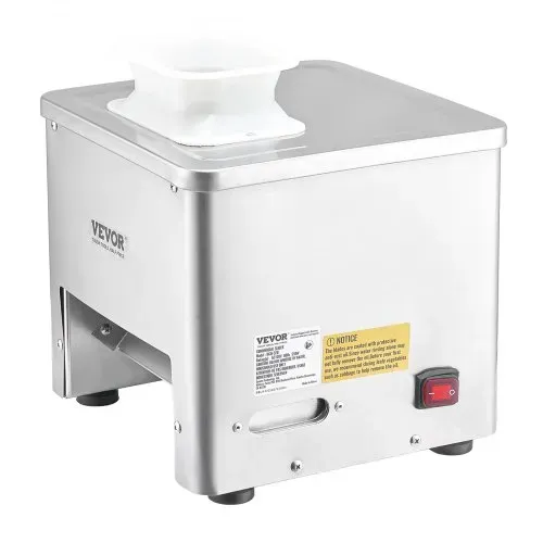 VEVOR Fleischschneidemaschine Fleischschneider 550 W 159 kg/h kommerzielle Fleischschneidemaschine aus Edelstahl (3,5 mm dick), elektrischer Lebensmittelschneider für Restaurant, Supermarkt – Bild 9