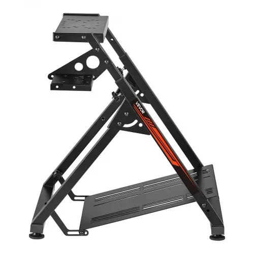 VEVOR Lenkradständer, verstellbarer & faltbarer Simulatorständer für G923 G920 G29 G27, Thrustmaster T300RS TX F458 T500RS T3PA-PRO (F1/GT) Gaming-Cockpit, Pedalsimulator nicht enthalten, kompakt – Bild 10