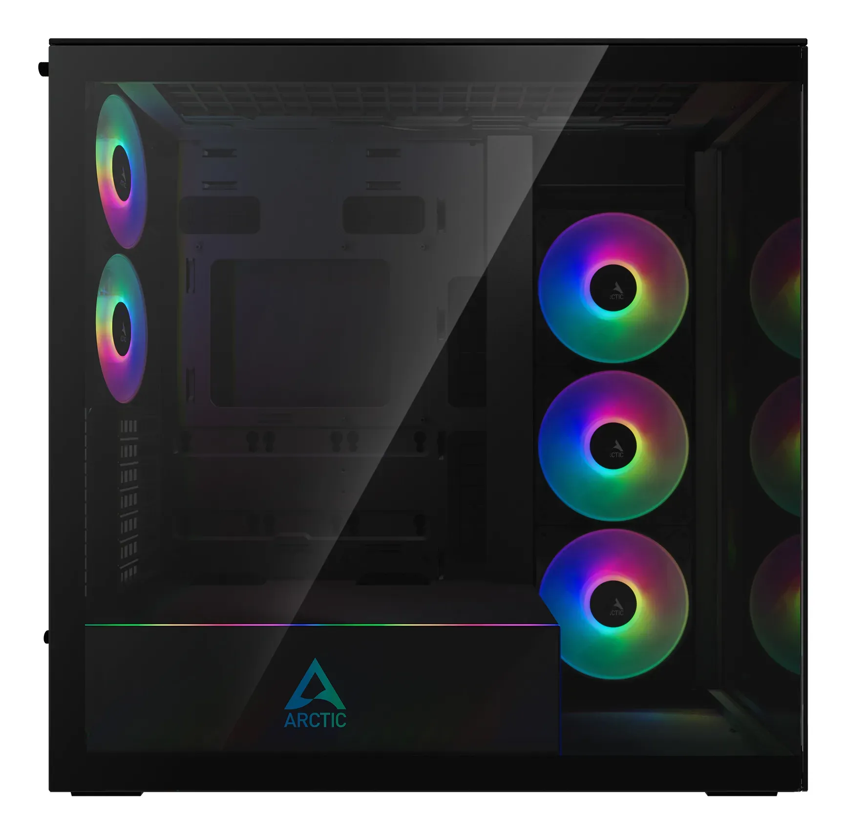 ARCTIC Xtender (Mirror Black) Premium E-ATX PC-Gehäuse – Bild 4