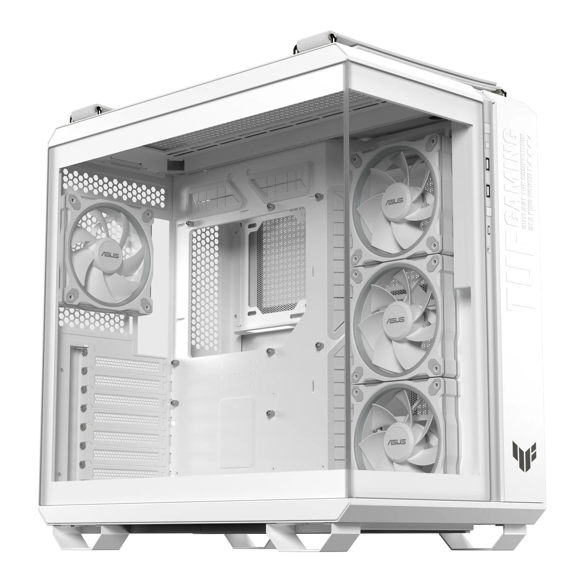 ASUS TUF GAMING GT502 Horizon TG ARGB White Midi Tower Weiß – Bild 5