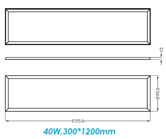 Synergy 21 LED light panel 300*1200 Up& Down PONTOS-T NW / W – Bild 3