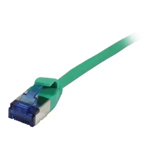 Patchkabel RJ45, CAT6A 500Mhz, 10m, grün, U/FTP, slimline rund d=3,8mm, TPE(Superflex), AWG32, Synergy 21 Patchkabel RJ45, CAT6A 500Mhz, 10m, grün, U/FTP, slimline rund d=3,8mm, TPE(Superflex), AWG32, Synergy 21