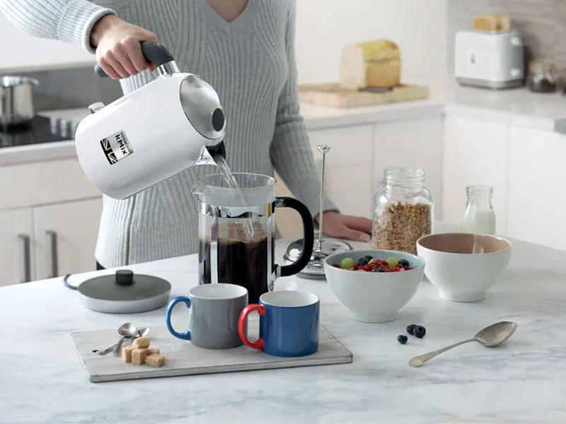 Kenwood ZJX650WH Wasserkocher 1 l 2200 W Silber, Weiß – Bild 4