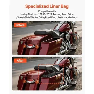 VEVOR Motorradtasche Satteltasche Innentasche 18 L Aufbewahrungstasche für Reisegepäck, kompatibel mit Harley Davidson 1993–2022 Touring Road/Street Glide/Electra Glide/Road King Satteltasche VEVOR Motorradtasche Satteltasche Innentasche 18 L Aufbewahrungstasche für Reisegepäck, kompatibel mit Harley Davidson 1993–2022 Touring Road/Street Glide/Electra Glide/Road King Satteltasche