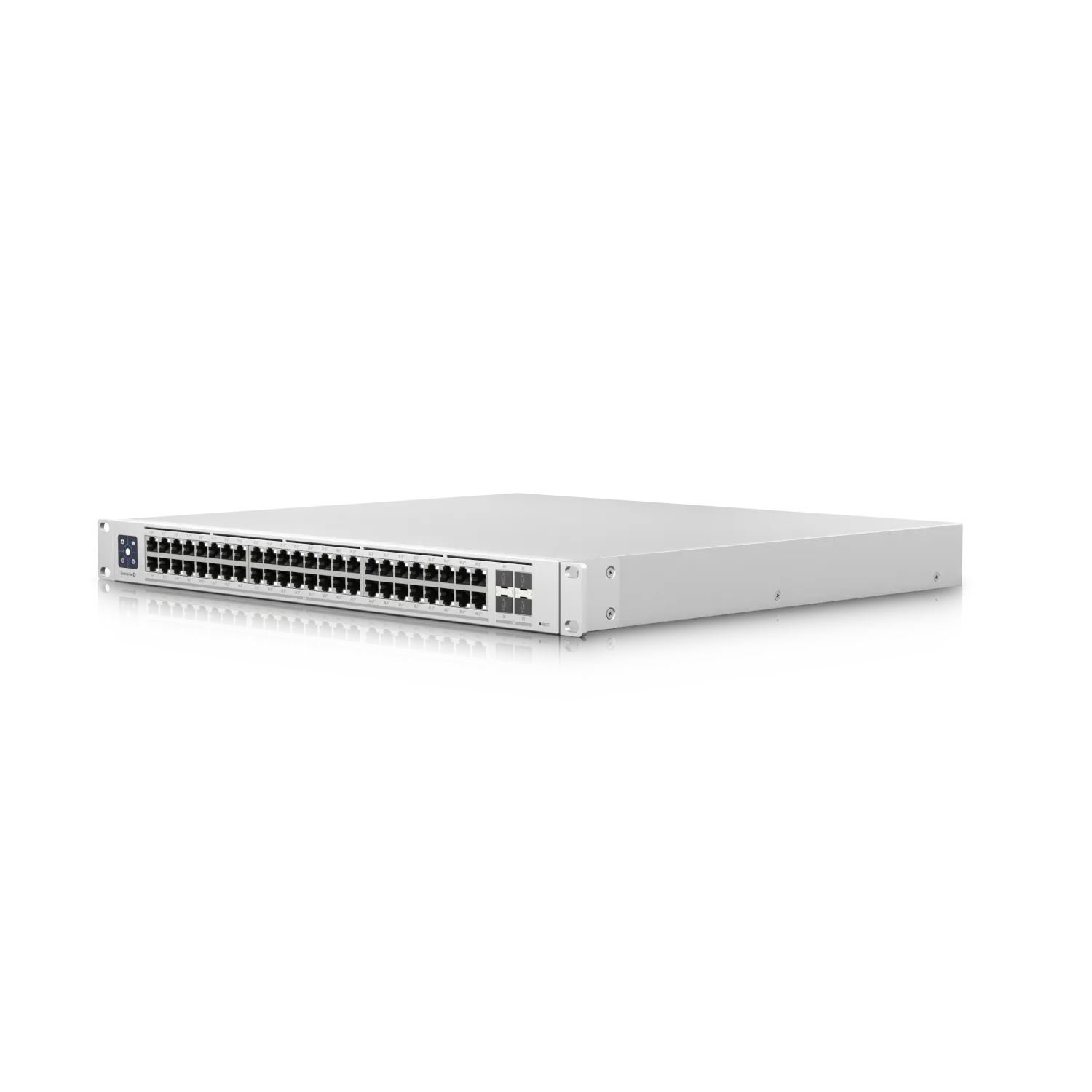 Ubiquiti Switch full managed Layer3 52 Port • 48x 2,5 GbE • PoE Budget 720W • 48x PoE at • 4x SFP+ • 19” • UniFi • USW-Enterprise-48-PoE Ubiquiti Switch full managed Layer3 52 Port • 48x 2,5 GbE • PoE Budget 720W • 48x PoE at • 4x SFP+ • 19” • UniFi • USW-Enterprise-48-PoE
