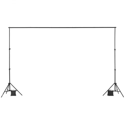 VEVOR Hintergrundständer verstellbares Fotohintergrundständer (Hintergrundtuch: 198 x 300 cm), tragbarer Hintergrundständer mit 5 Stangen, Bildschirmständer für Produktfotografie Studiofotografie – Bild 9