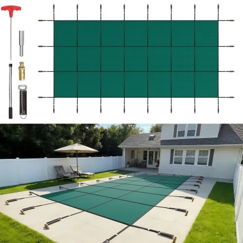 VEVOR Pool Abdeckplane rechteckig 5,47 x 11,47 m, Poolüberdachung aus Polypropylen, Winterabdeckplane Pool Grün, Staubdicht Sicherheit, Poolabdeckung Enges Netz, Sicherheitsabdeckung für Schwimmbäder VEVOR Pool Abdeckplane rechteckig 5,47 x 11,47 m, Poolüberdachung aus Polypropylen, Winterabdeckplane Pool Grün, Staubdicht Sicherheit, Poolabdeckung Enges Netz, Sicherheitsabdeckung für Schwimmbäder