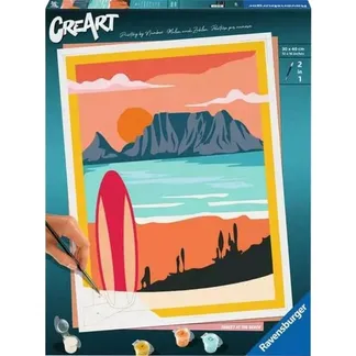 CreArt – Sunset at the Beach, Malen CreArt – Sunset at the Beach, Malen