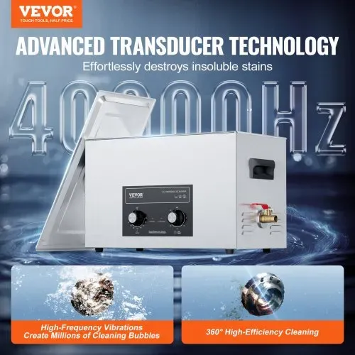 VEVOR 30L Ultraschallreiniger mit Heiztimer und Korb, professionelle digitale Schallkavitationsmaschine, 360 W Reinigungsmaschine für Laborwerkzeuge, Metallteile, Vergaser, Messing, Autoteile VEVOR 30L Ultraschallreiniger mit Heiztimer und Korb, professionelle digitale Schallkavitationsmaschine, 360 W Reinigungsmaschine für Laborwerkzeuge, Metallteile, Vergaser, Messing, Autoteile