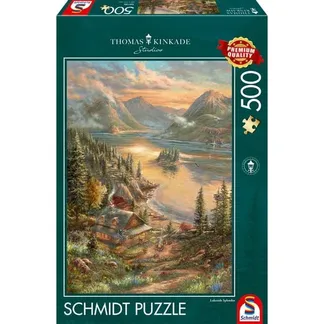 Thomas Kinkade Studios: Pracht am Seeufer, Puzzle Thomas Kinkade Studios: Pracht am Seeufer, Puzzle