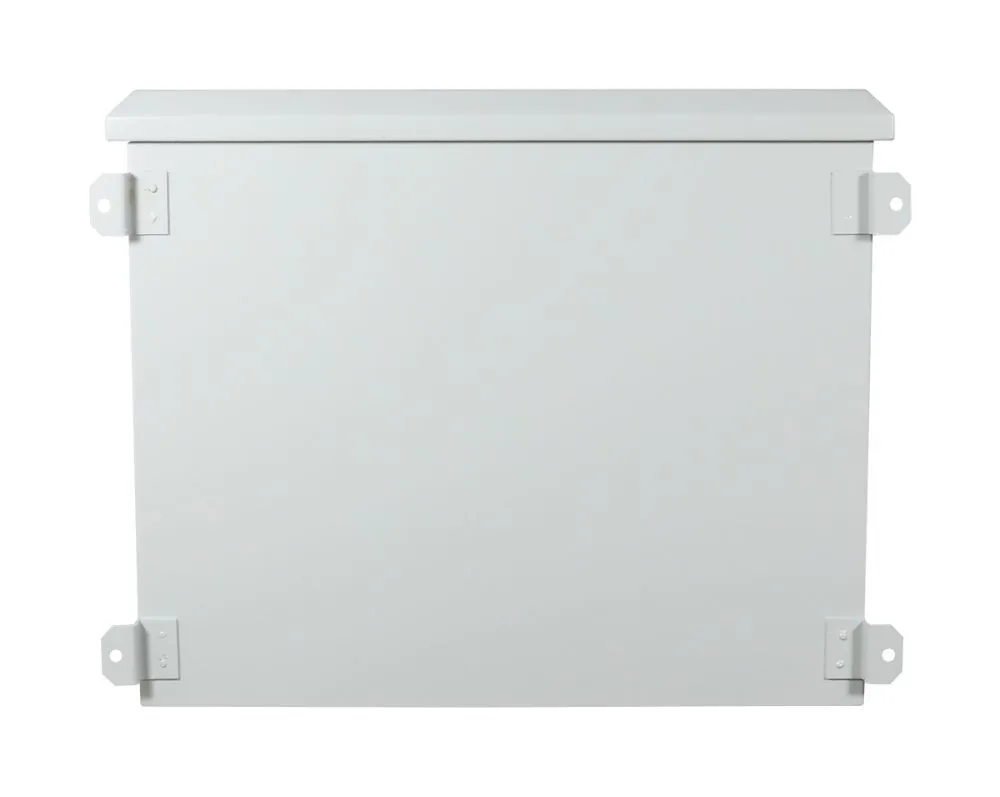 ALLNET 19"Wandgehäuse, 12HE, T638mm, Lichtgrau, IP55, SO-Serie, incl. 4-Fach Lüftereinheit – Bild 8
