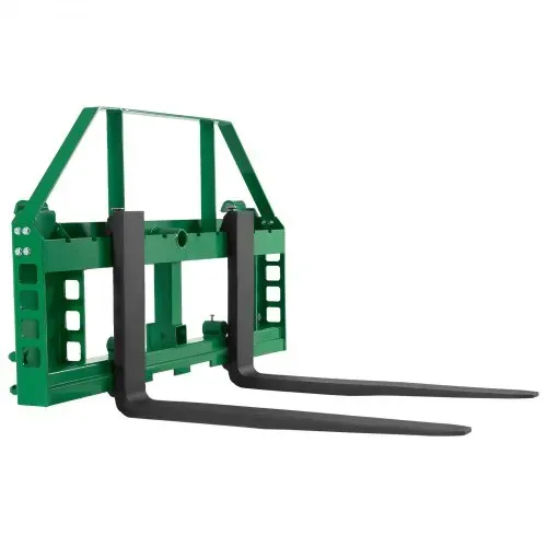 VEVOR Schnellbefestigung, 1814 kg Traglast, Palettengabelrahmenaufsatz mit 915 mm langen Gabeln, Gabelstaplerklingen, 5,1 cm Anhängerkupplung und Speerhülsen, passend für JD-Traktoren – Bild 9