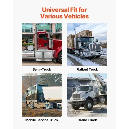 VEVOR Sattel-Trittkasten, 790x770x485 mm, Werkzeugkasten aus Alu, Aufbewahrungsbox für den Einstieg in die Fahrerkabine mit stoßdämpfendem Riegel für Pritschenwagen, Kräne & Sattelschlepper – Bild 4
