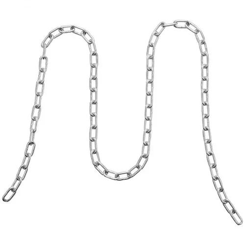 VEVOR Proof Coil Chain, 3/16" x 250', 1100 lbs sichere Arbeitslast, verzinkte, geprüfte Coil Chain mit zwei Schnellgliedern, verzinkte Gliederkette aus Karbonstahl zum Schleppen, Aufhängen, Camping, Schleppen von Haustieren – Bild 10