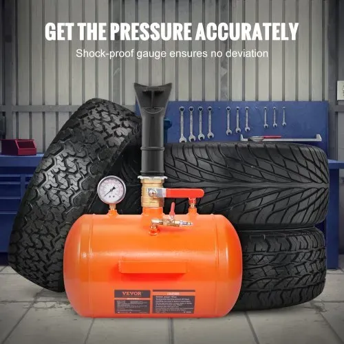VEVOR Air Tire Bead Seater 19 L Blaster Tool Seat Inflator für LKW 10 bar – Bild 4