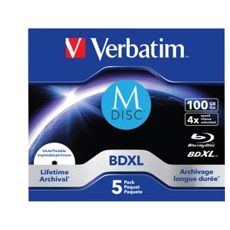 Verbatim 43834 Leere Blu-Ray Disc BDXL 100 GB 5 Stück(e) Verbatim 43834 Leere Blu-Ray Disc BDXL 100 GB 5 Stück(e)