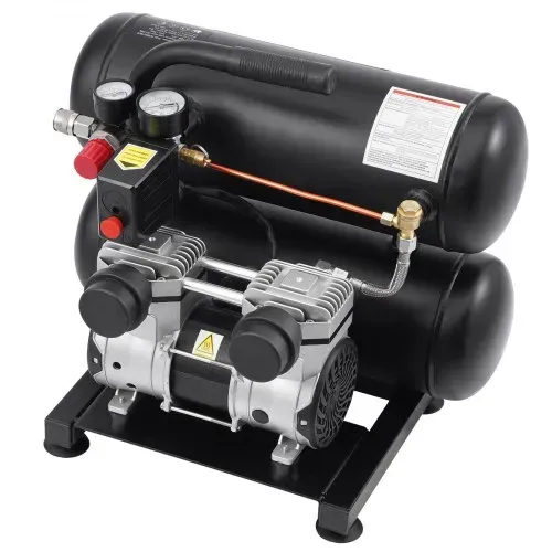 VEVOR-Luftkompressor, 4,6 Gallonen Stahltank, 1 PS 2,0 CFM@90 PSI ölfreier Luftkompressor und max. 120 PSI Druck, 80 dB ultraleiser tragbarer Kompressor, für Autoreparatur, Reifenbefüllung, Spritzlackierung – Bild 10
