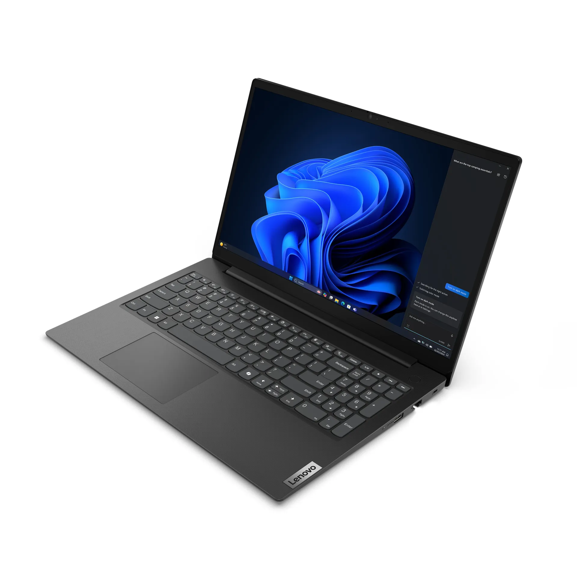 Lenovo V15 G5 IRL Intel® Core™ i5 i5-13420H Laptop 39,6 cm (15.6") Full HD 8 GB DDR5-SDRAM 256 GB SSD Wi-Fi 6 (802.11ax) Windows 11 Pro Deutsch Schwarz – Bild 3