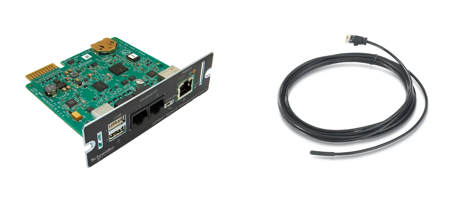 APC AP9641 Smart-UPS Netzwerkmanagementkarte (gen3) mit Umgebungsüberwachung APC AP9641 Smart-UPS Netzwerkmanagementkarte (gen3) mit Umgebungsüberwachung