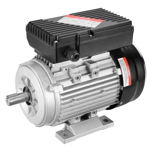 VEVOR 0,75 kW Elektromotor 1400 U/min, AC 220~240 V 5,45 A, 80, B3-Rahmen, Luftkompressormotor einphasig, 19 mm Keilwelle, Rechts-/Linkslauf für landwirtschaftliche Maschinen und allgemeine Geräte – Bild 9