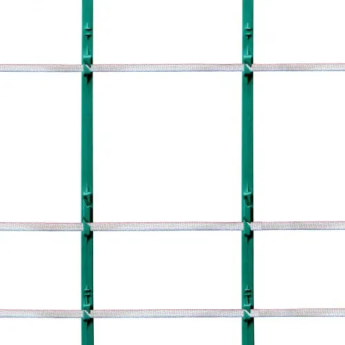 VEVOR Elektrozaunband, 1640 Fuß 500 m Polytape-Zaun-Heißdraht, 3/4 Zoll Breite, 6 Edelstahlstränge für zuverlässige Leitfähigkeit, UV- und Rostbeständigkeit, tragbarer Polydraht für Pferde und Rinder – Bild 9