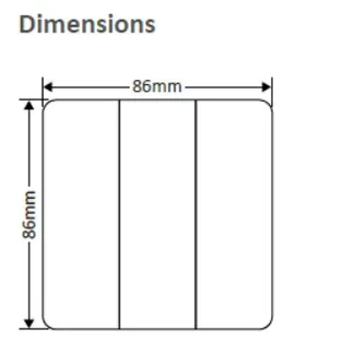 Synergy 21 self powered wall switch SynKinetik weiß Synergy 21 self powered wall switch SynKinetik weiß