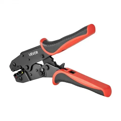 VEVOR Crimpzange Ratschenfunktion 0,5-6 mm², Kabelschuhzange mit Klaren Metrischen & AWG-Markierungen, Schnellverschluss, Presszange Einstellbarer Anpressdruck für Mehrere Anschlüsse – Bild 10