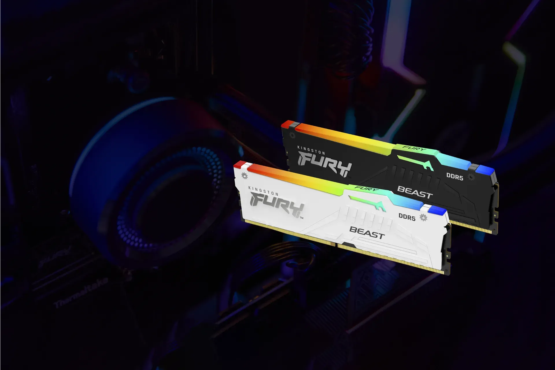 Kingston Technology FURY Beast 64 GB 6000 MT/s DDR5 CL36 DIMM (2er-Kit) White RGB EXPO – Bild 6
