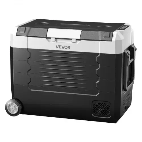 VEVOR Kompressor Kühlbox 12/24 V DC 100–240 V AC, Autokühlschrank 45 L mit App-Steuerung & Rädern & 2 Temperaturzonen (-20 °C bis 20 °C), Tragbarer Kühlschrank für Wohnmobile Boote Camping Angeln – Bild 10