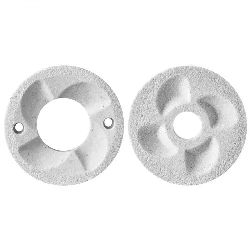 VEVOR Ersatz-Mahlscheiben 2er Set für VEVOR Elektrische Getreidemühle GM-002, Mahlplatten für Trocken- und Nassmahlung, Passend für Mais, Getreide & Gewürze, Mahlscheiben (14 x 14 cm) aus Marmor – Bild 10