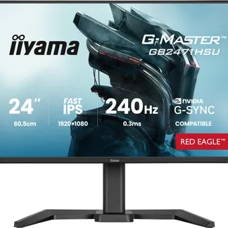 iiyama G-MASTER GB2471HSU-B1 Computerbildschirm 60,5 cm (23.8″) 1920 x 1080 Pixel Full HD Schwarz iiyama G-MASTER GB2471HSU-B1 Computerbildschirm 60,5 cm (23.8″) 1920 x 1080 Pixel Full HD Schwarz