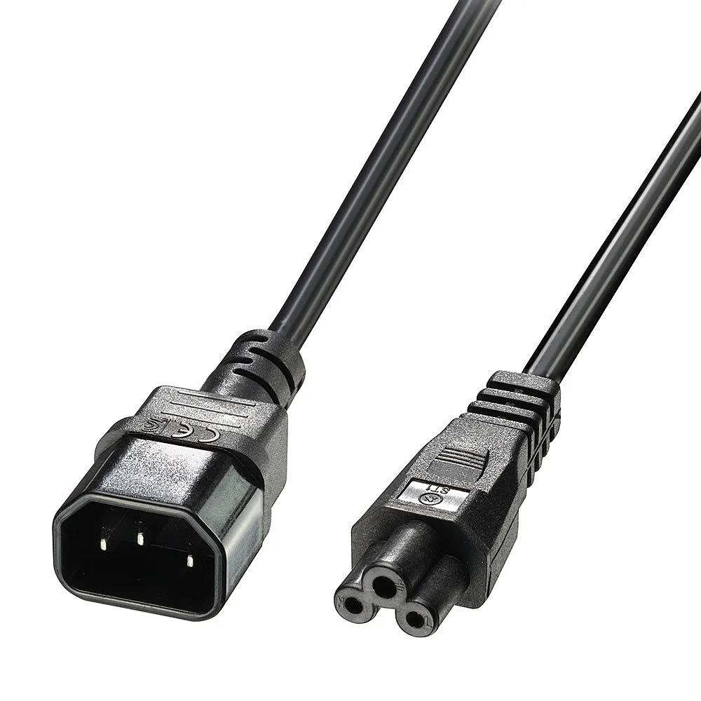 Lindy 30340 Stromkabel Schwarz 1 m C14-Koppler C5-Koppler Lindy 30340 Stromkabel Schwarz 1 m C14-Koppler C5-Koppler