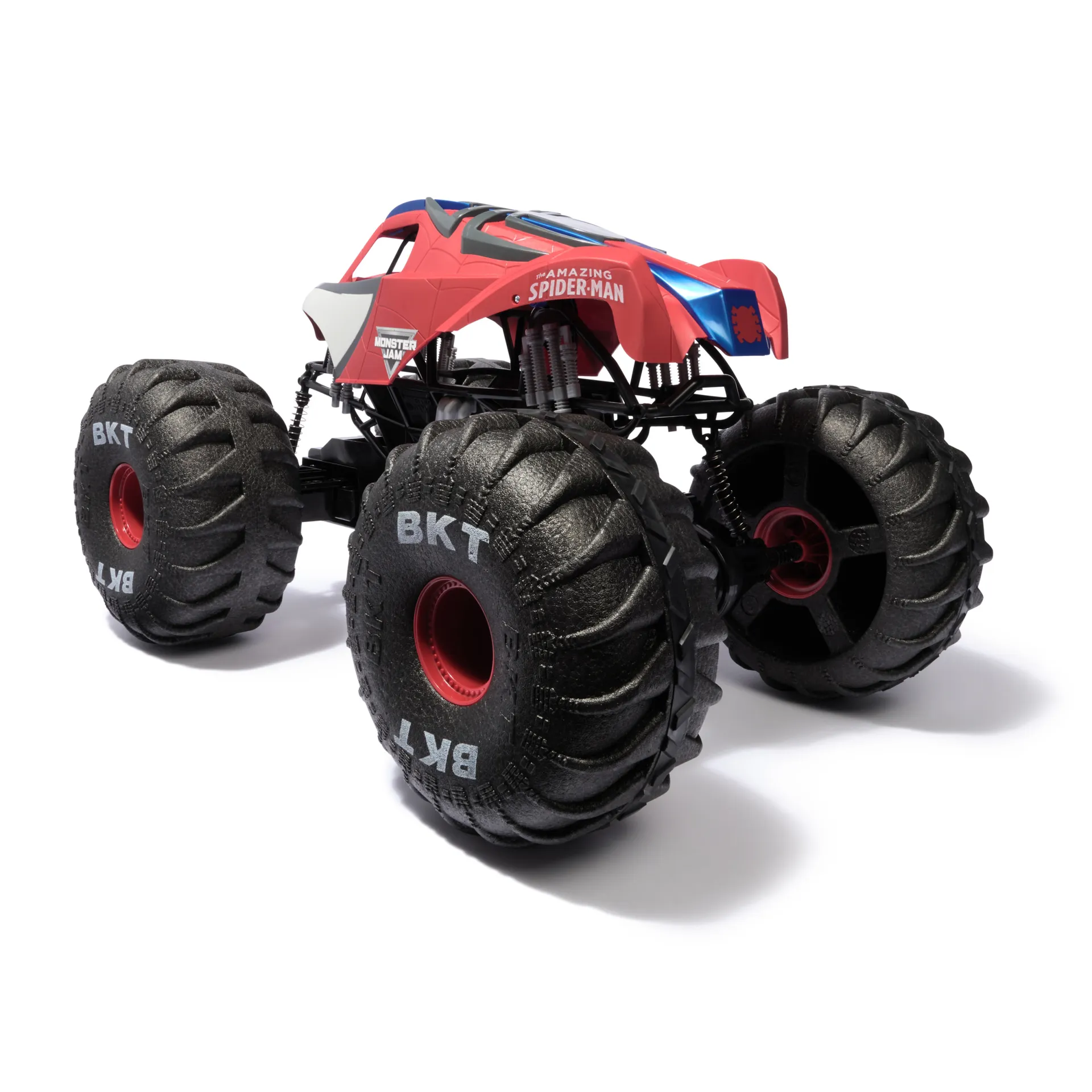 Monster Jam Marvel Mega Spider-Man RC Gelände-Monster Truck, über 61cm lang, Maßstab 1:6, Superhelden-Spielzeug ab 4 Jahren – Bild 4