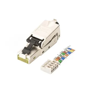 RJ-45 Stecker feldkonfektionierbar, Cat.6a RJ-45 Stecker feldkonfektionierbar, Cat.6a